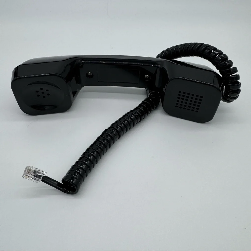Walker Classic Black Corded Telephone Handset